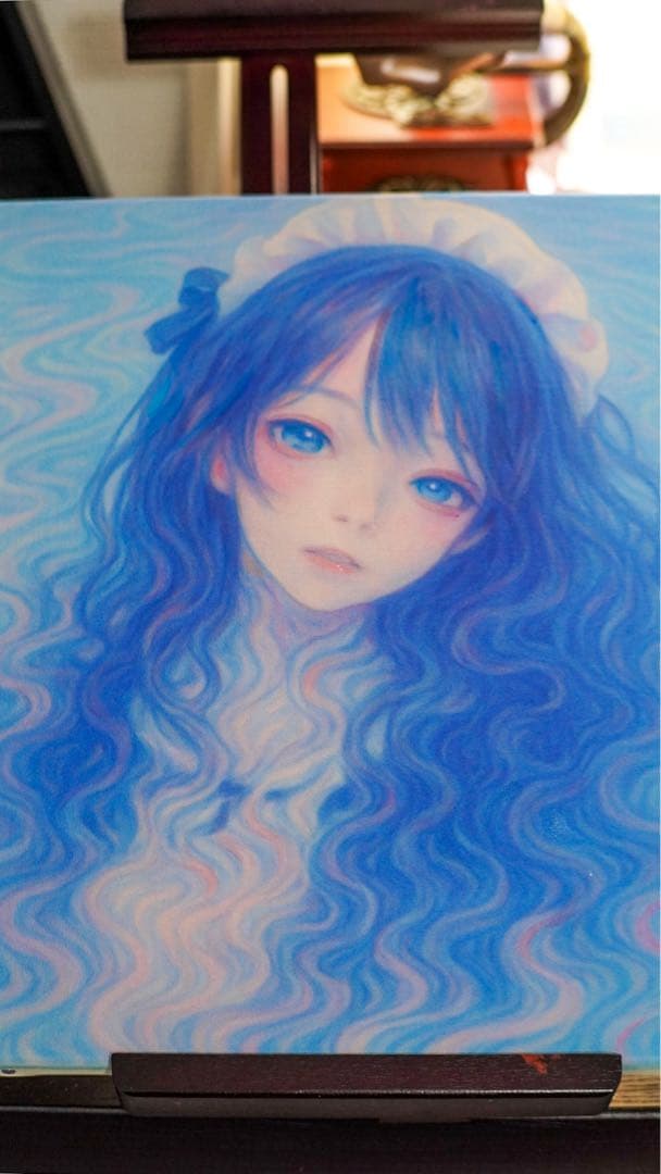 @*コ様 揺蕩う　F6号