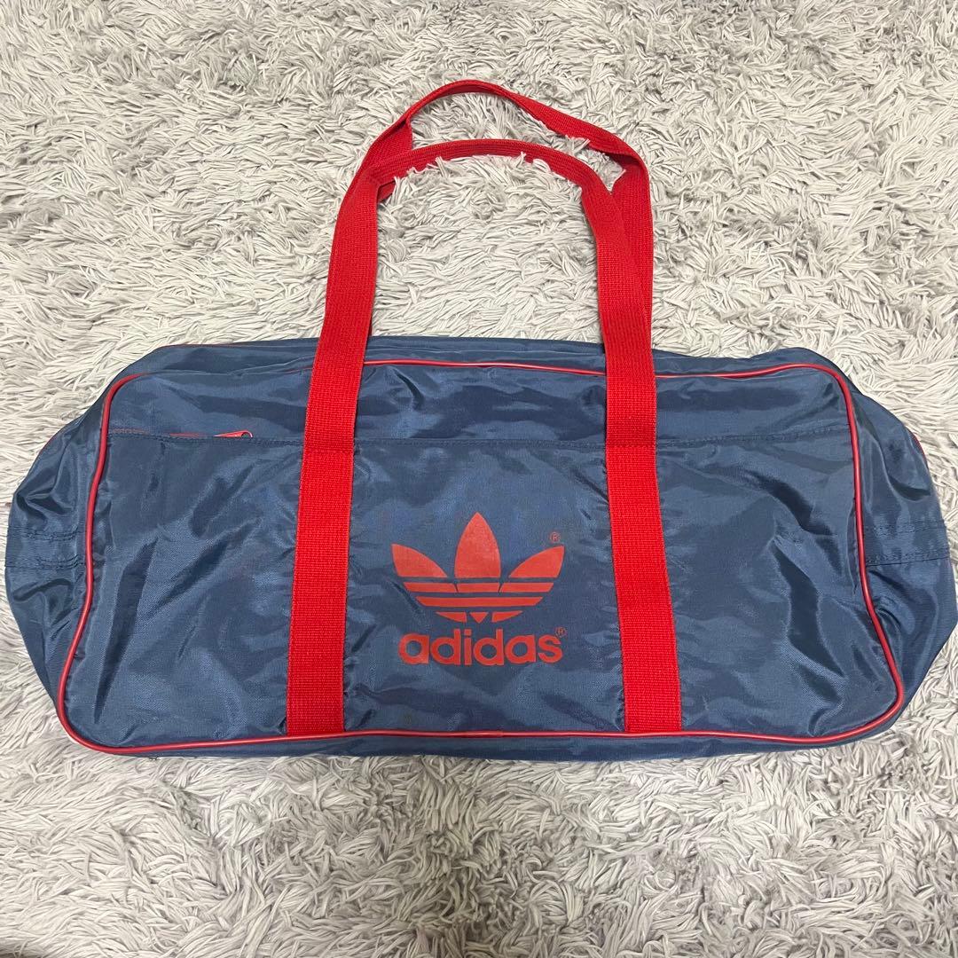 adidas ヴィンテージ ボストンバッグ スクールバッグ 兼松 80s