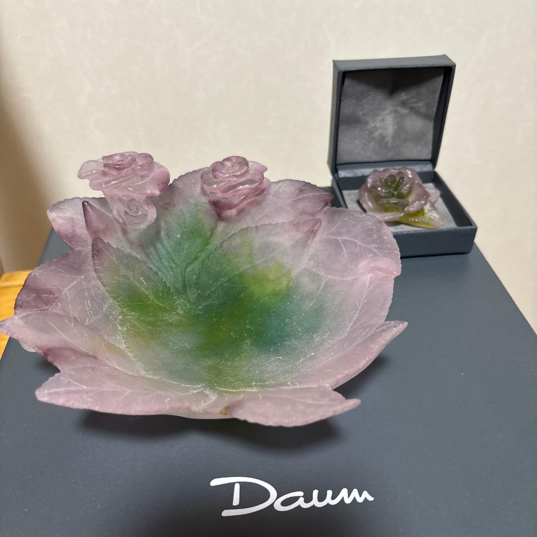 Daum フランス　ローズ　ボウル Roses Dish – Daum
