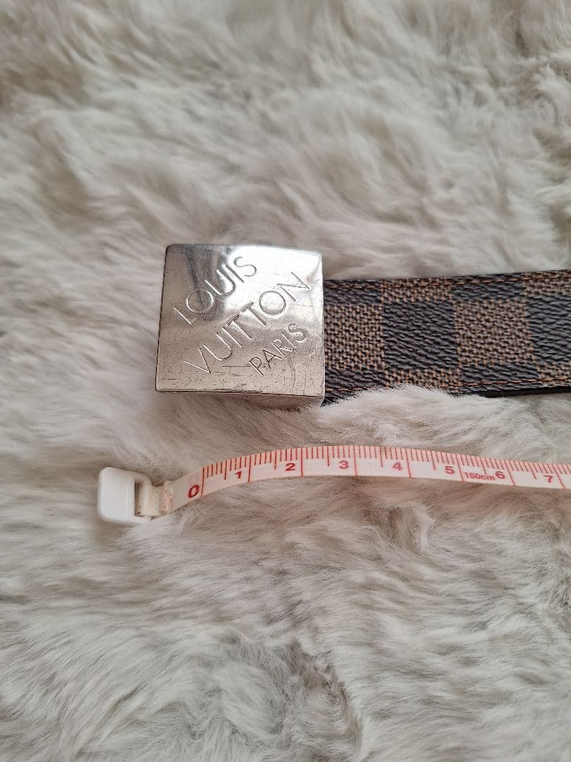 最終値下げ！ルイ・ヴィトン ダミエ ベルトサンチュールキャレ ウエスト90サイズ