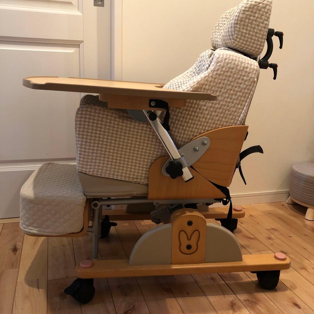 廃盤希少　座位保持装置ハートリーフチェア(障がい児用椅子)