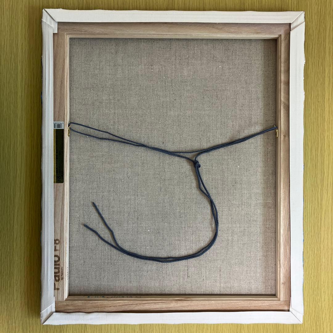 絵画 油絵 原画 青い記憶 青 グラデーション 抽象画 F8サイズ S.I