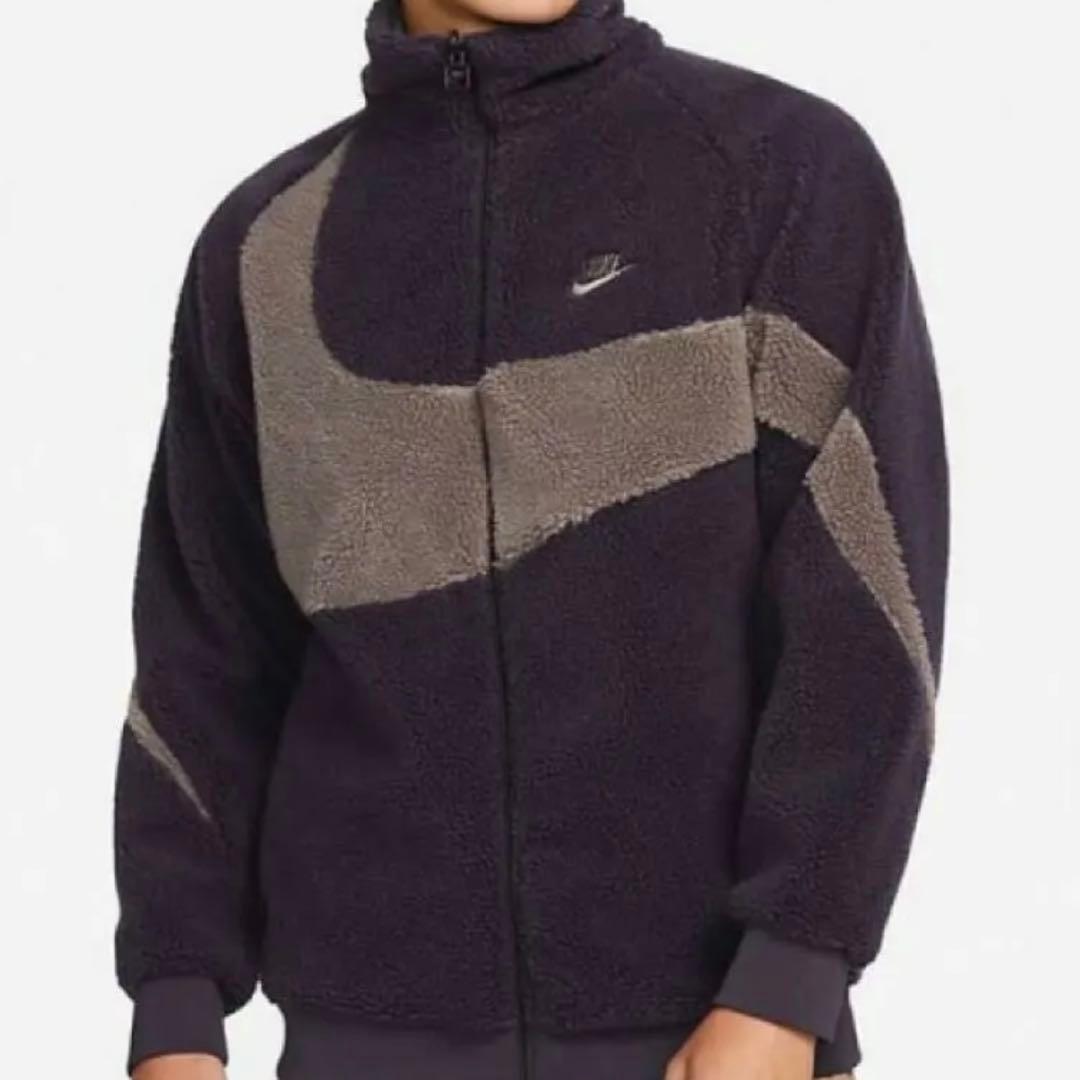 Nike ビッグスウッシュ ボア フリース ジャケット BQ6546-540