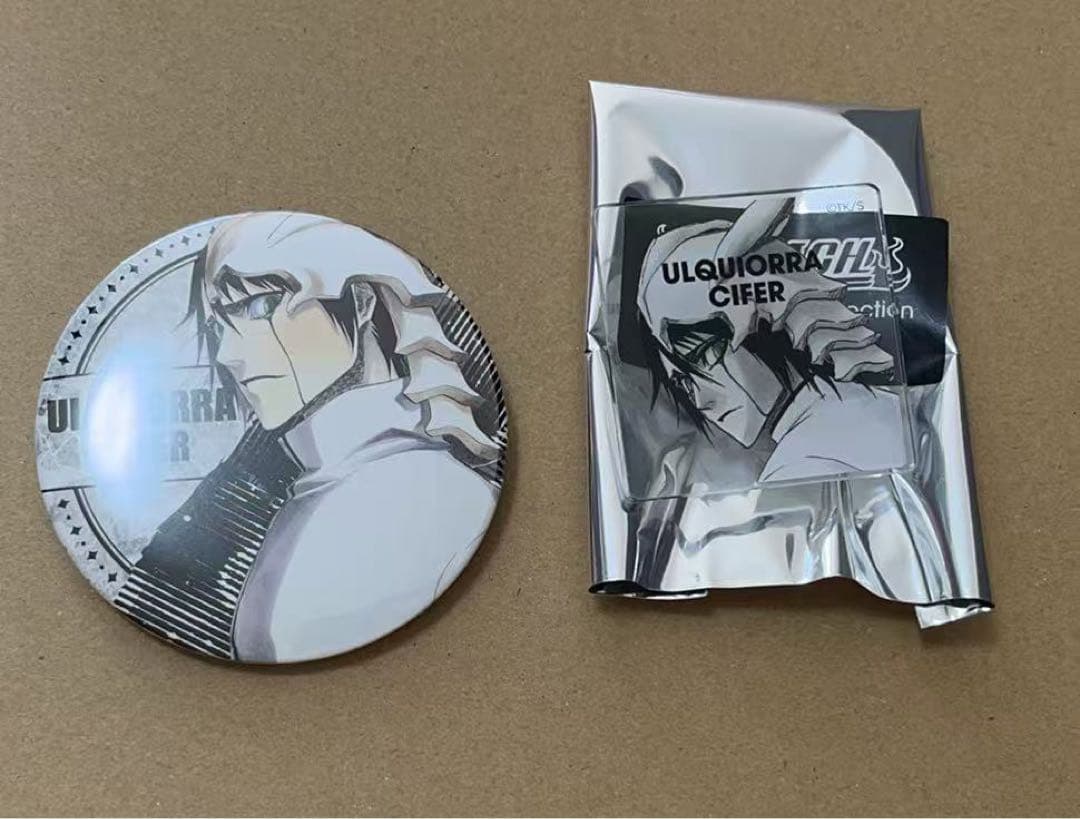 WJ50周年展　BLEACH ブリーチ ウルキオラ 缶バッジ　アクリルバッジ WJ50周年展 BLEACH ブリーチ ウルキオラ 缶バッジ アクリルバッジ