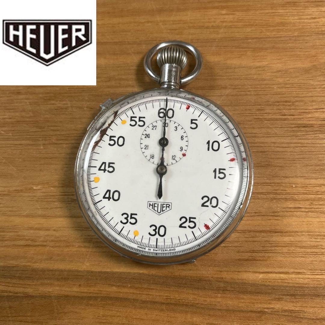希少】Tag Heuer タグホイヤー 機械式手巻きストップウォッチ - メルカリ