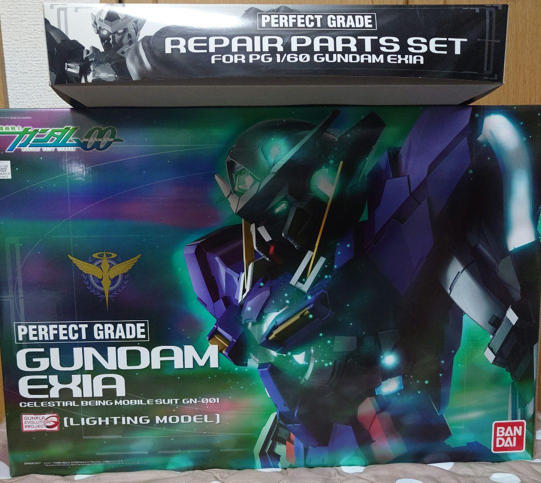 PG 1/60ガンダムエクシア［LIGHTNING MODEL］+リペアパーツ
