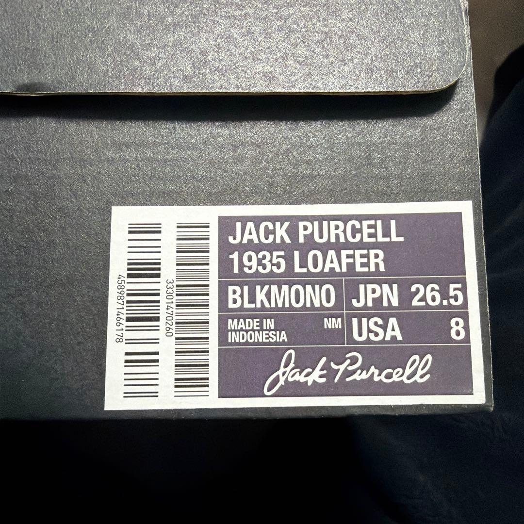 Jack Purcell 1935 Loafer ブラック 26.5 JACK PURCELL 1935 LOAFER | JACK PURCELL 1935 | THE GROUND depot