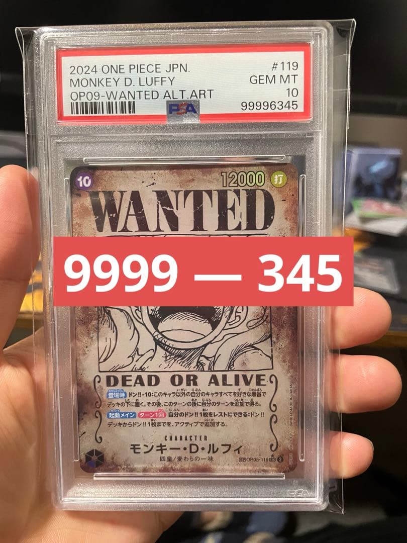 モンキー・D・ルフィ #119 PSA10