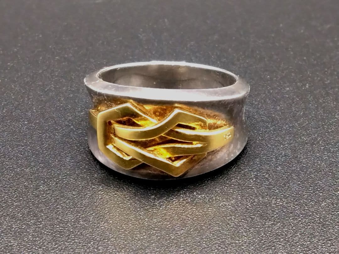 【24kcat】Ilias LALAOUNIS 結び目 K18×シルバー