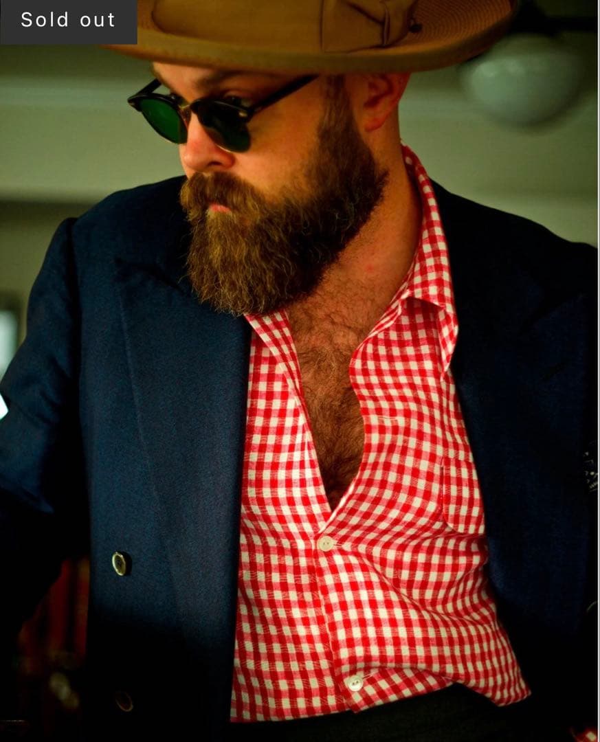 Bryceland’s ブライスランズ　スポーツシャツ(開襟シャツ)リネン