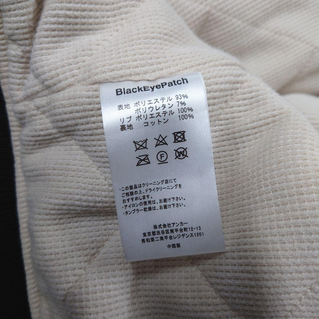 ラッパーIO着用】ブラックアイパッチ フェイク スウェード ジップ