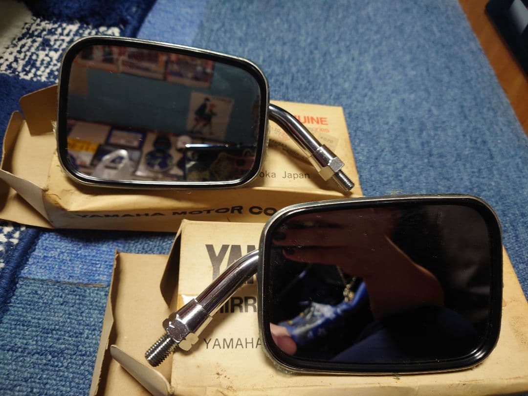 SR400 SR500 バックミラー 左右セット 未使用品