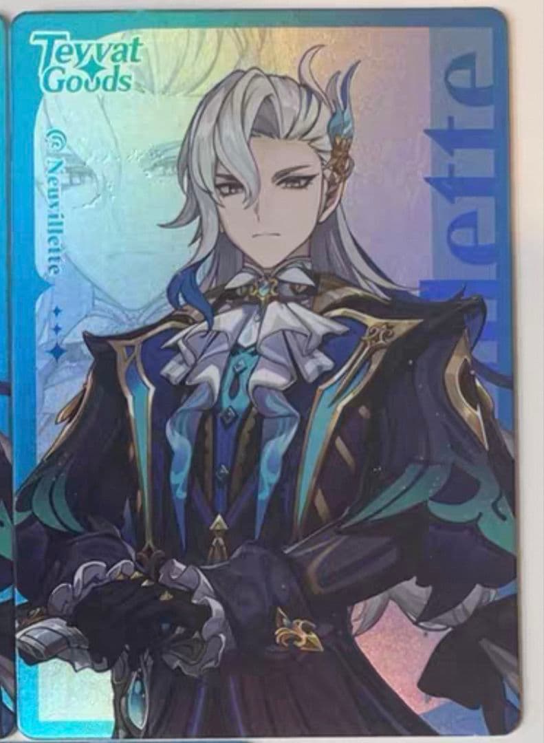 七聖召喚カード 原神 ロンドン・シアトル フラッシュカード ヌヴィレット海外限定