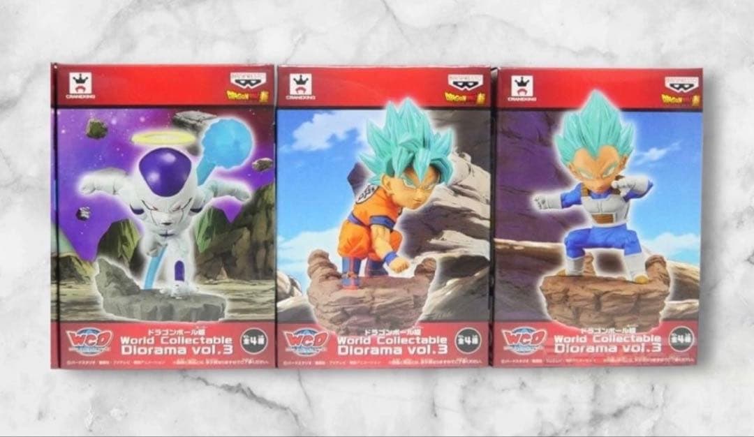 未開封☆WCDドラゴンボール超 ワールドコレクタブル ジオラマ vol.3☆3