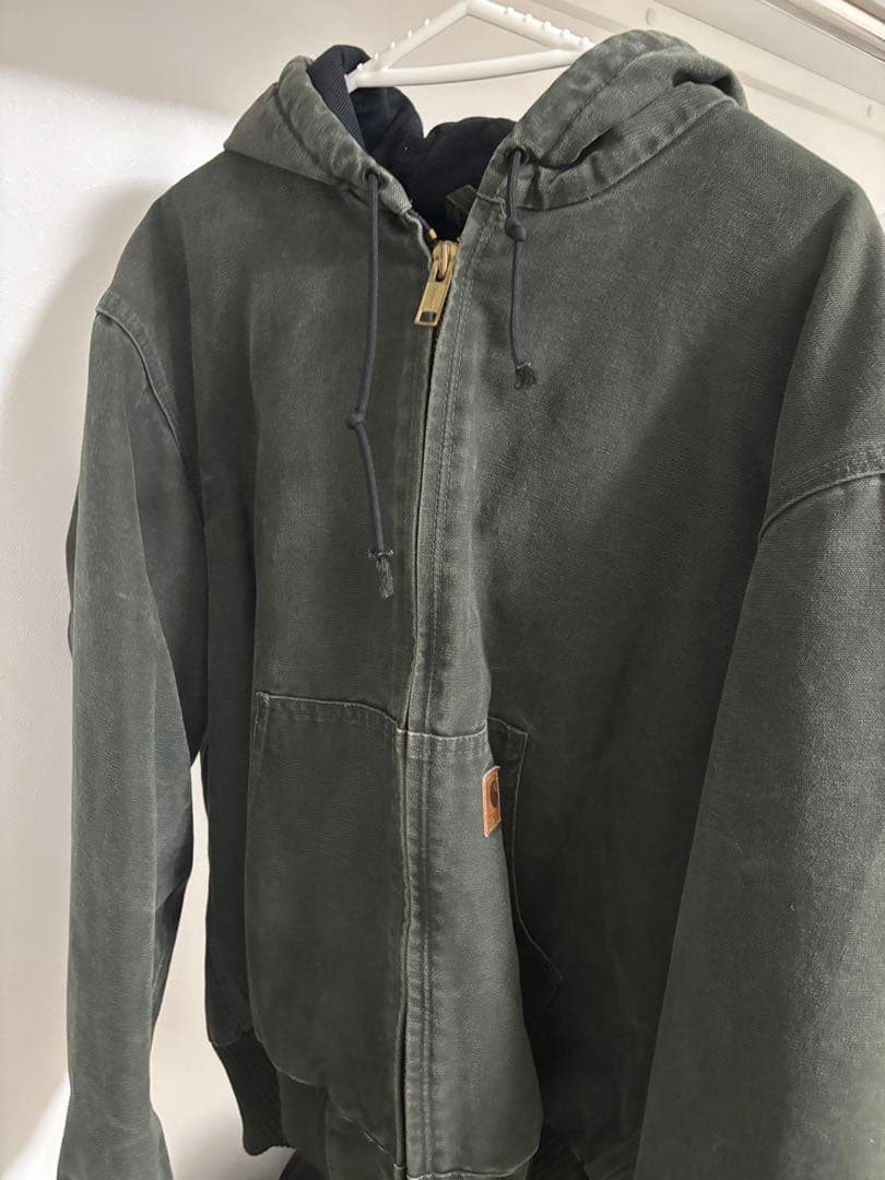 carhartt フード付きジャケット Lサイズ オリーブグリーン