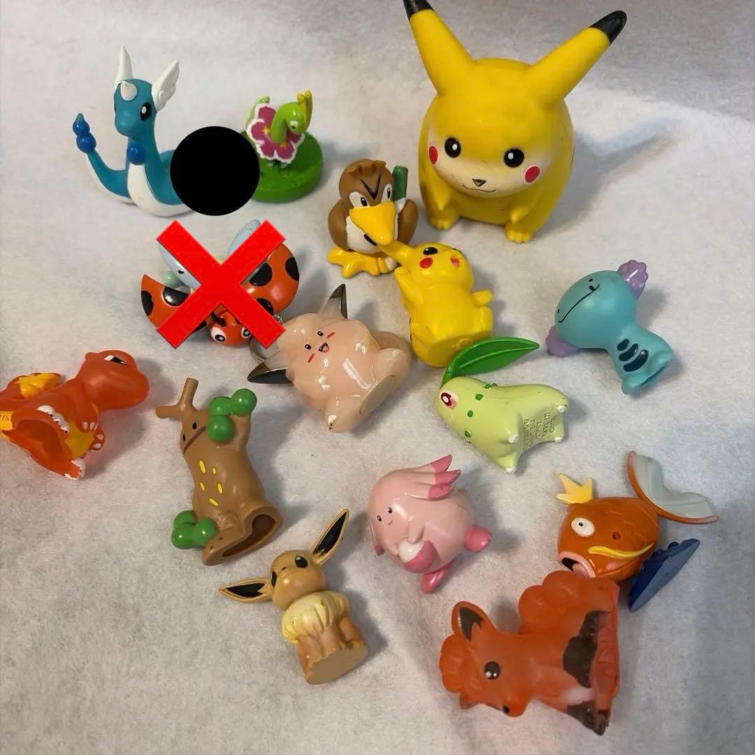 ポケモン ミニフィギュア 14体セット汚れあり名前記入あり