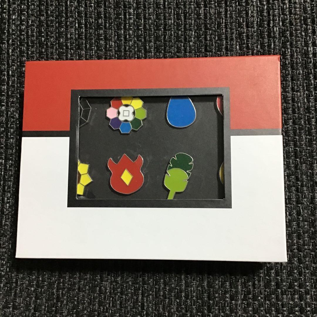 新品）ポケモン ジムバッジ カントー地方 8個セット ピンズ バッジ