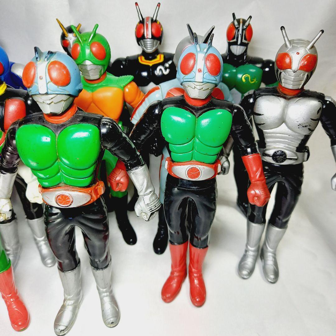 昭和仮面ライダー ソフビフィギュア14個セット/バンダイ - メルカリ