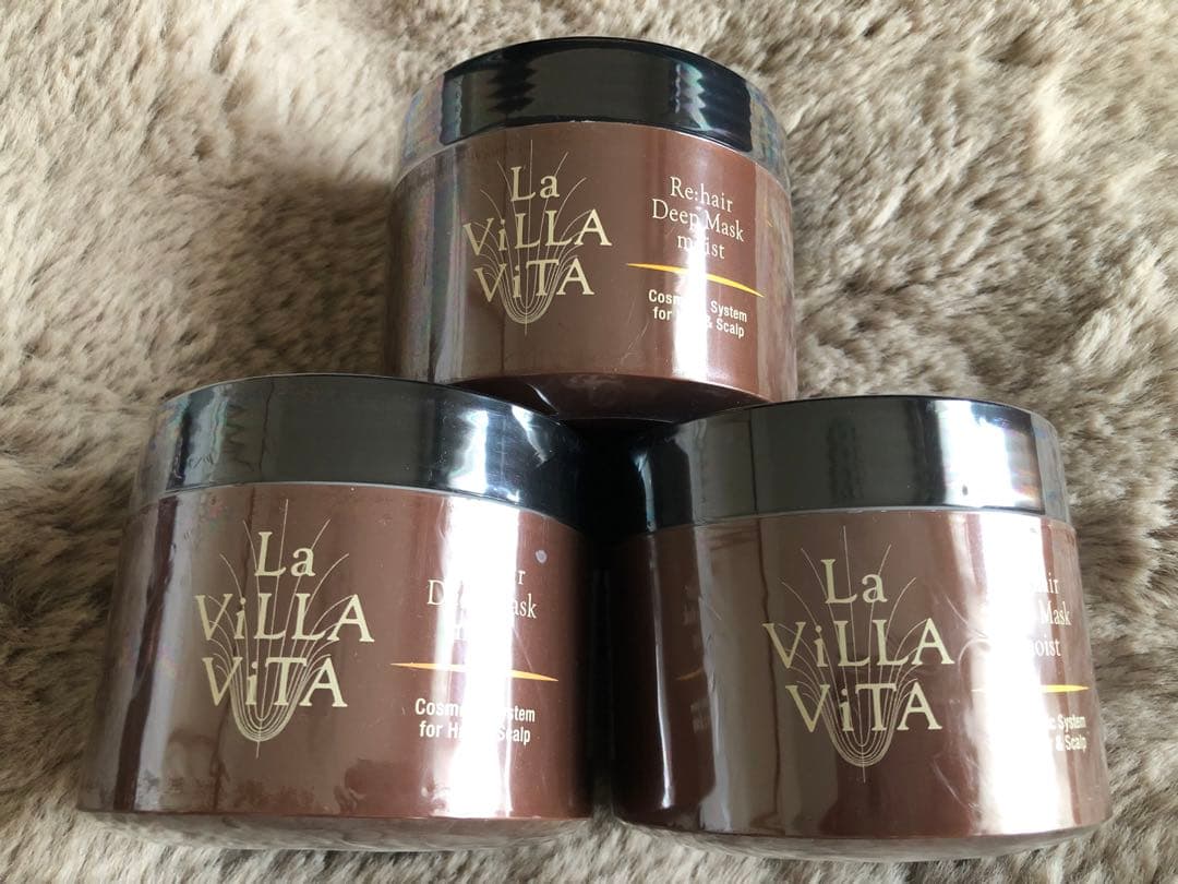 ラヴィラヴィータヘアマスク　モイスト×3個