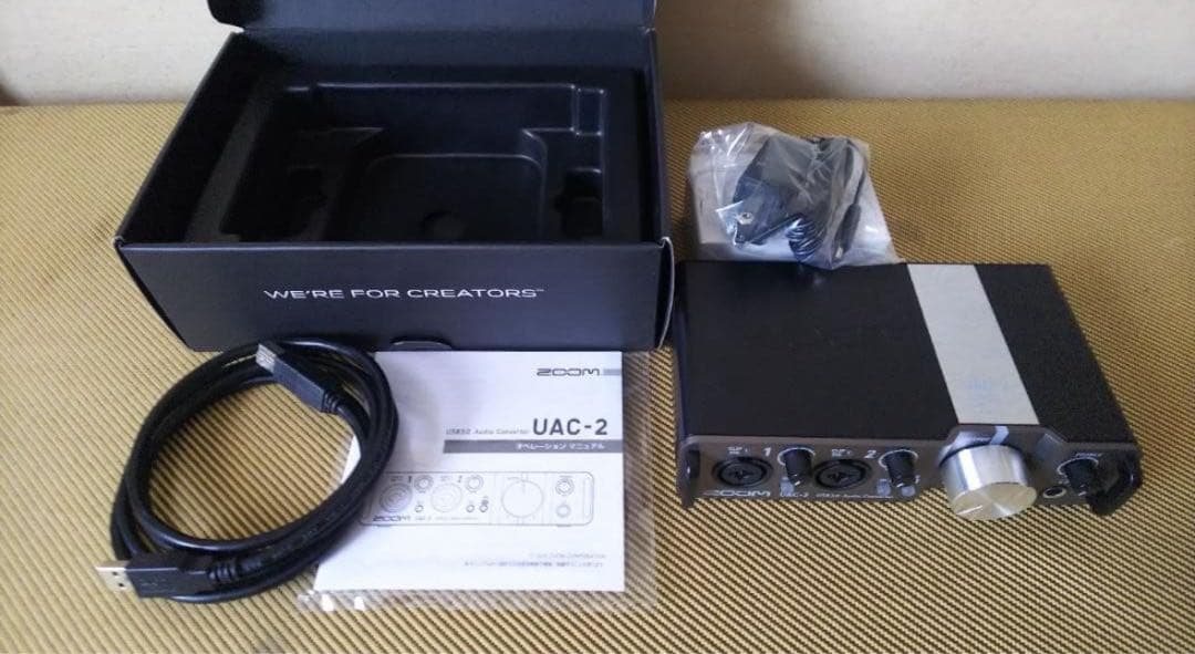 ZOOM USBオーディオインターフェースUAC-2+電源アダプターAD-14