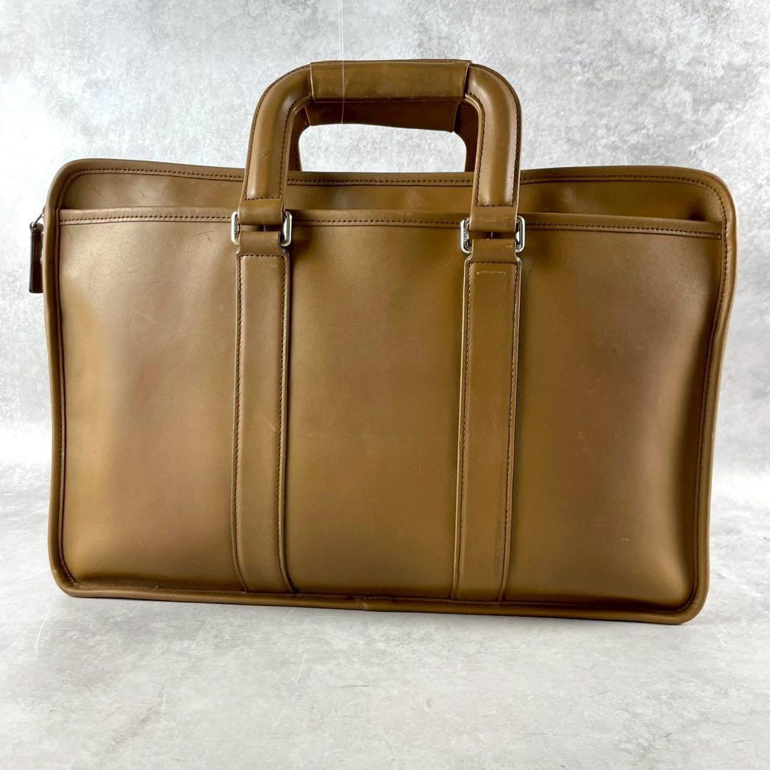 ✨美品✨オールドコーチ ビジネスバッグ 2way A4サイズ収納可 レザー