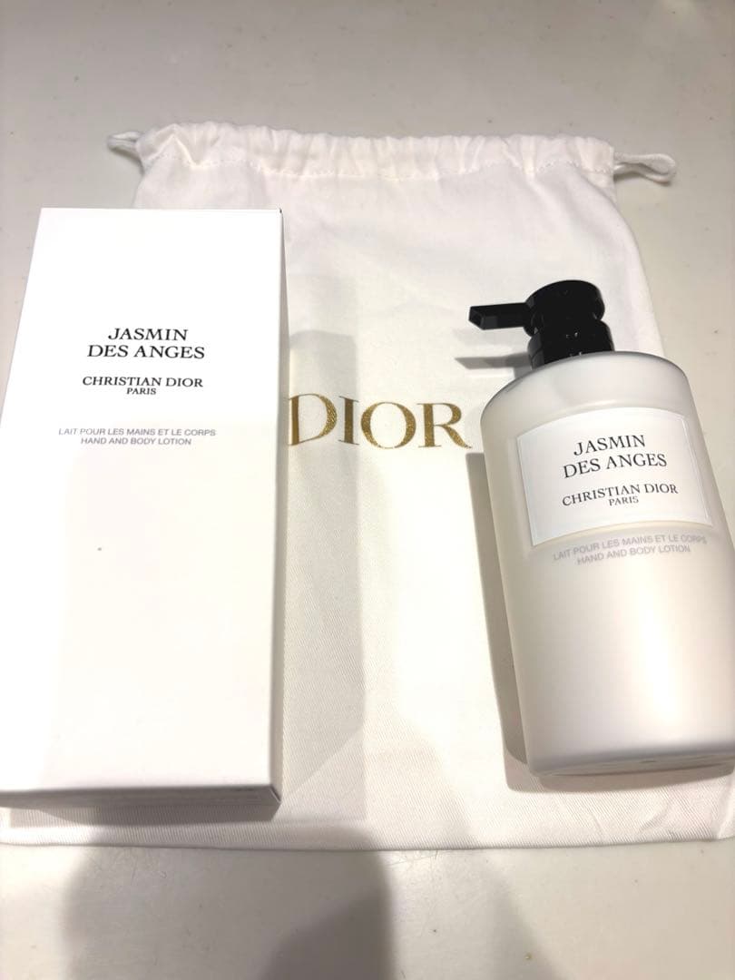紙袋付 ディオール ジャスミンデサンジュ ハンド＆ボディローション 350ml