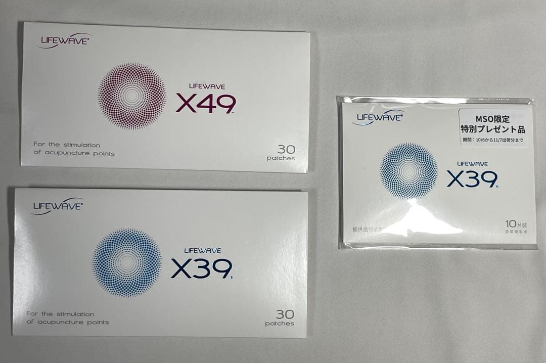 健康アクセサリー Lifewave X39 & X49 X49ライフウェーブパッチを追加導入 幹細胞の活性化と作用機序、新しい