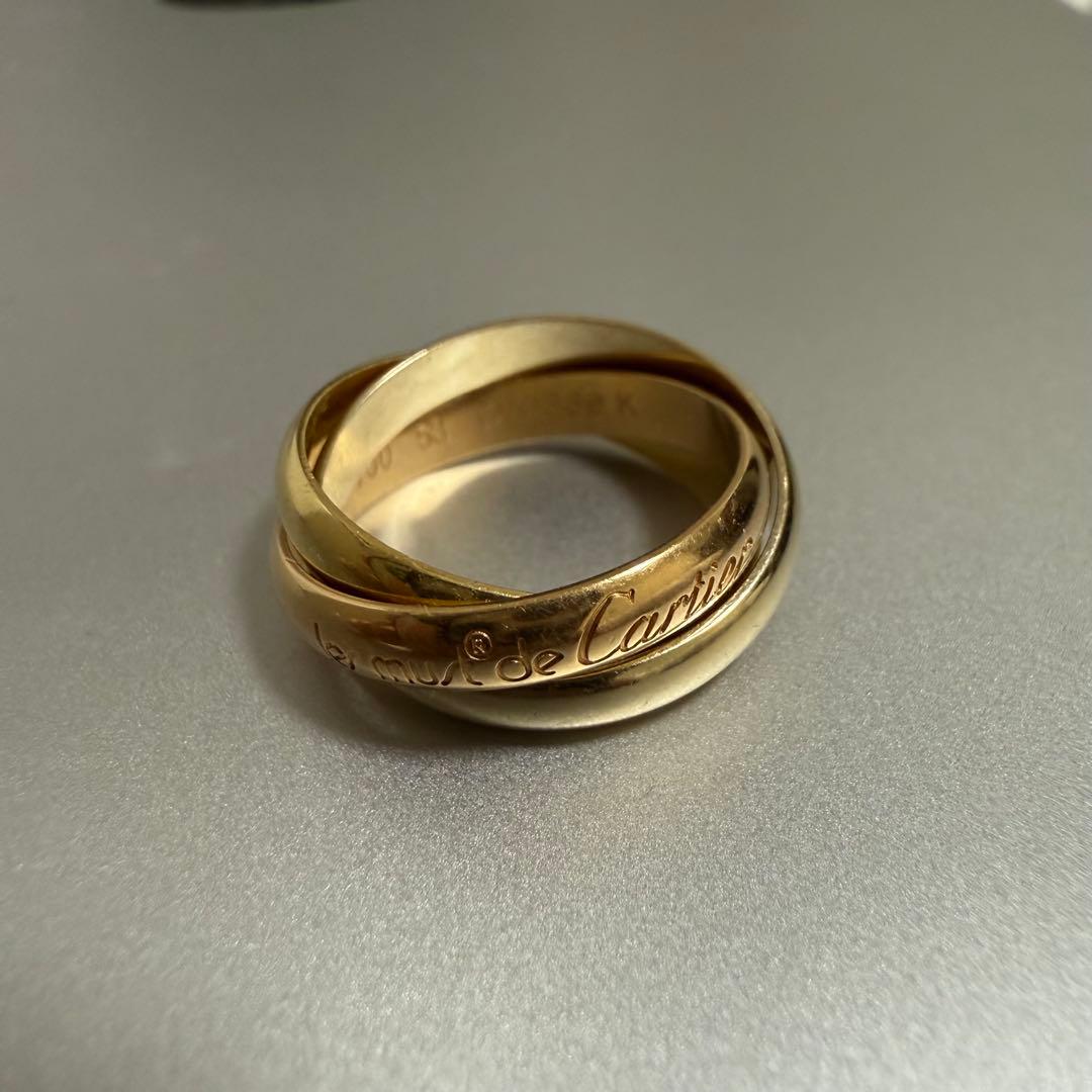 【1/4限定価格】カルティエ トリニティ クラシック リング 53