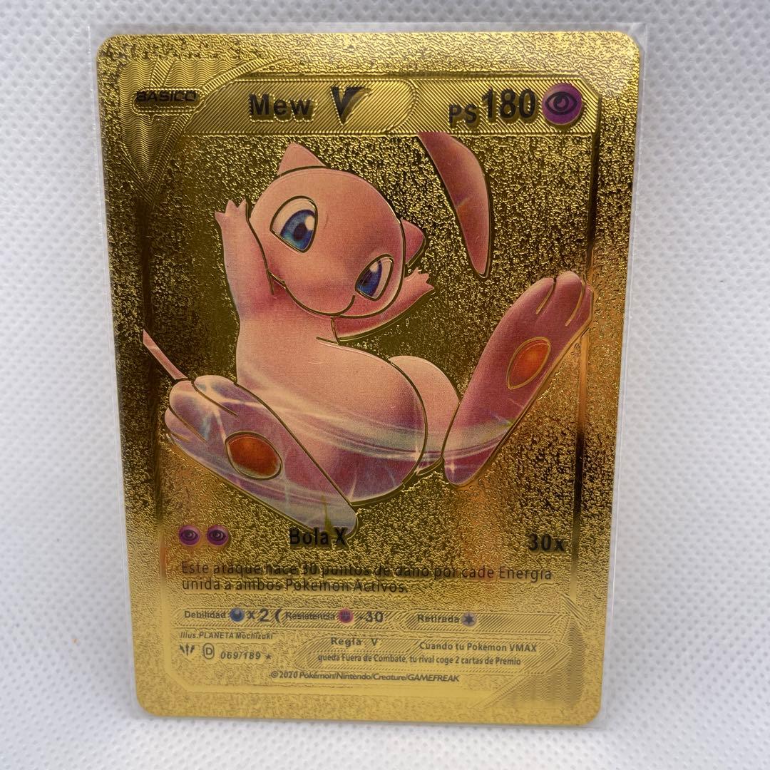 ポケモンゴールド 海外版(スペイン) ミュウ V - メルカリ