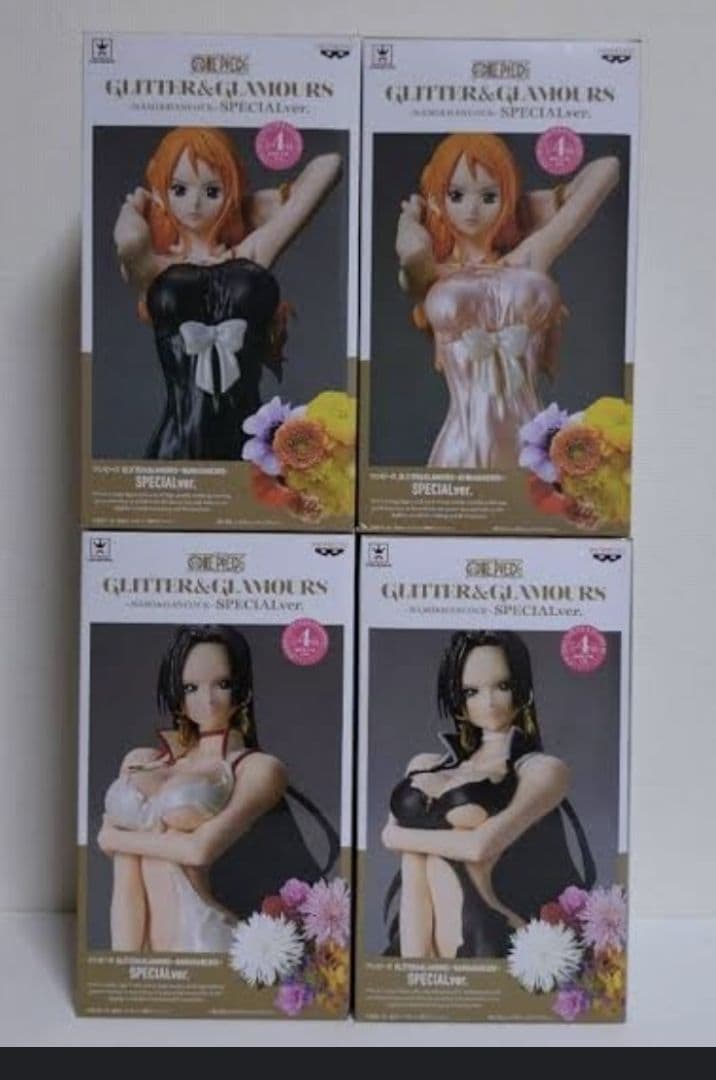 【新品】ワンピース　GLITTER&GRAMOURS　ナミ　ハンコックSP　4個