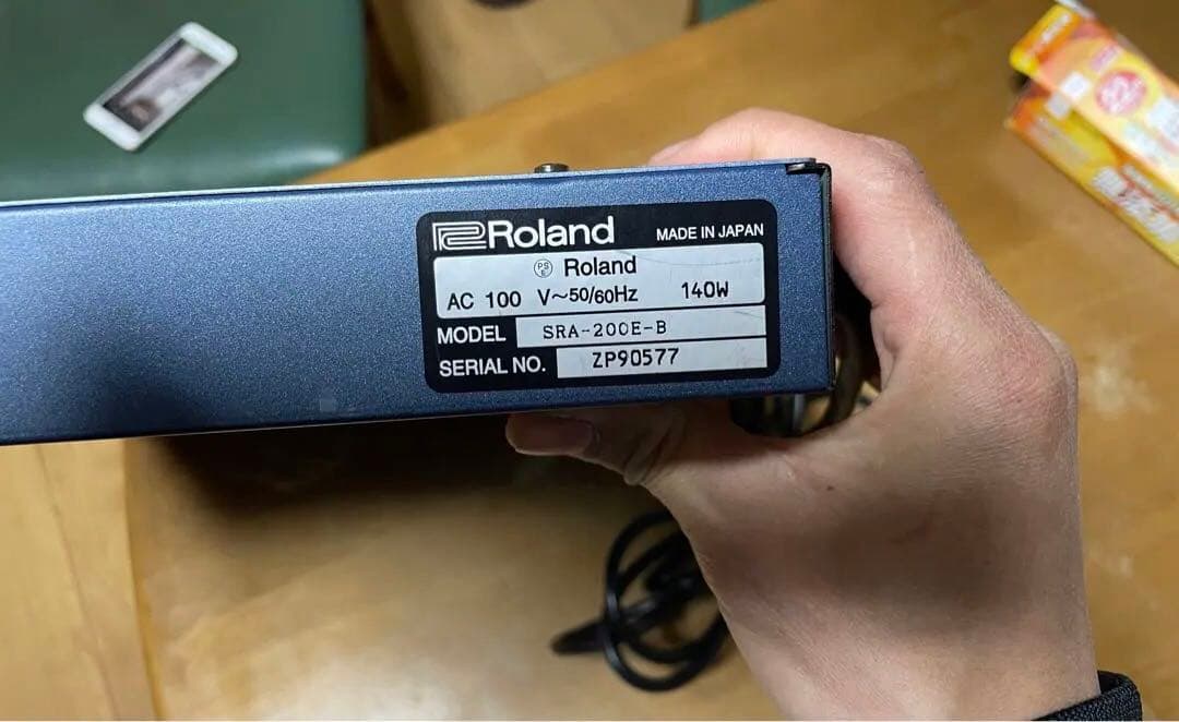 パワーアンプRoland SRA-200E - メルカリ