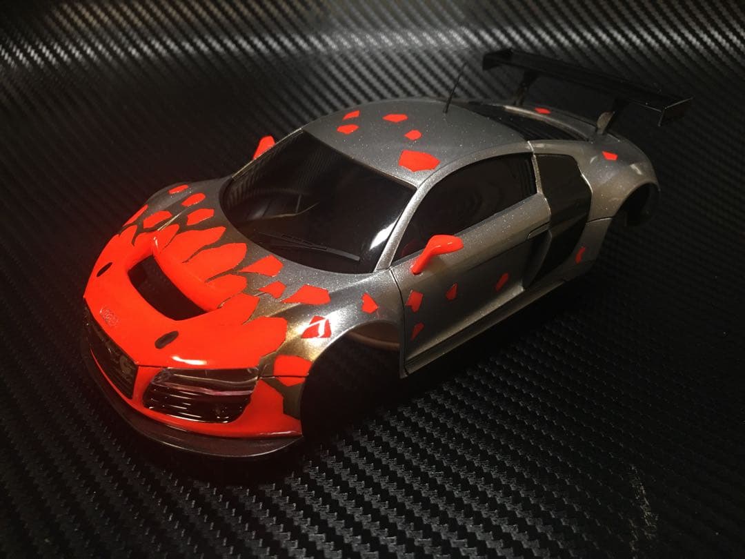 ラジコン/京商ミニッツ/塗装済ボディ　アウディR8 ウレタンコート仕上　未使用品