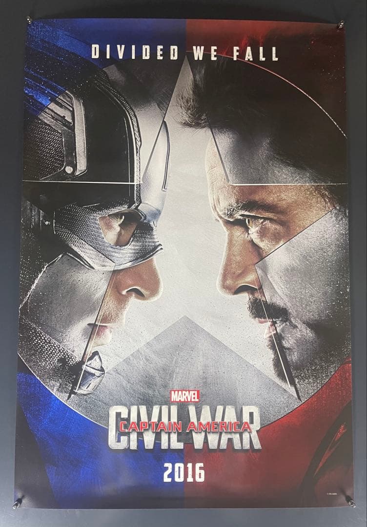 枚数限定*映画館用両面印刷ポスターINTL版:シビルウォー キャプテン