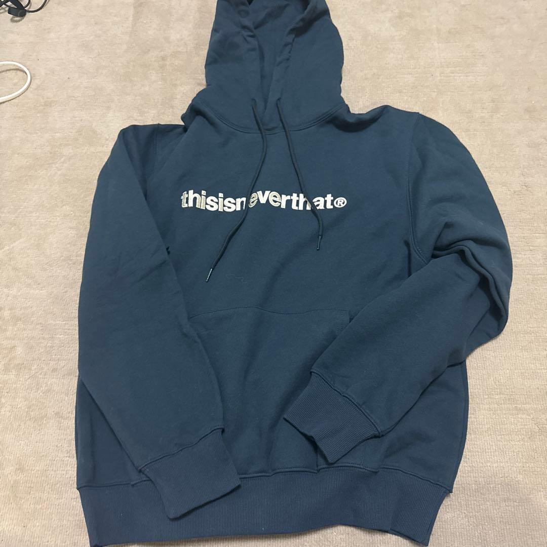 thisisneverthat® ネイビー パーカー M - メルカリ