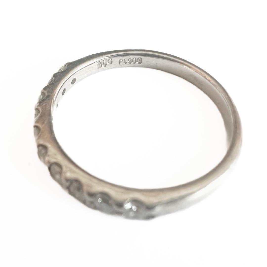 最終お値下げ pt900 0.3ct ダイヤモンドエタニティ　　ハーフエタニティ