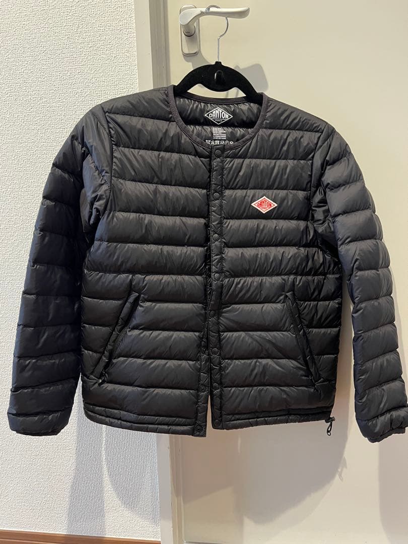 DANTON ダウンジャケット ブラック 34
