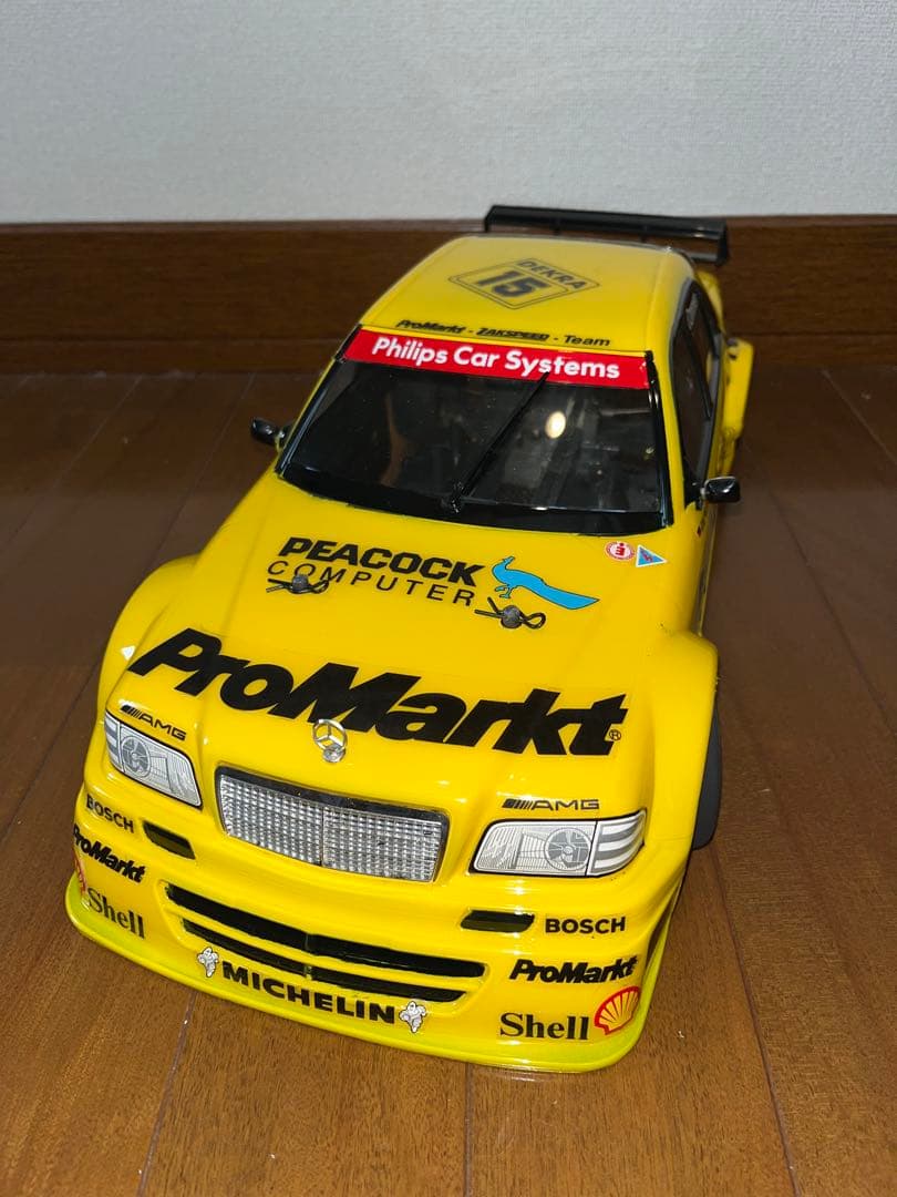 タミヤ TA03R メルセデスAMG ProMarkt ボディ 作った後もパカパカしたい魅力満載のプラモデル／タミヤ メルセデス