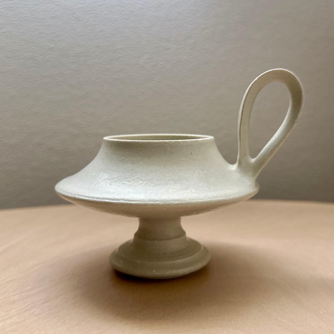 竹口要　カンデレロ 白 キャンドルスタンド 竹口要 カンデレロ 象牙色 - queen and the chair