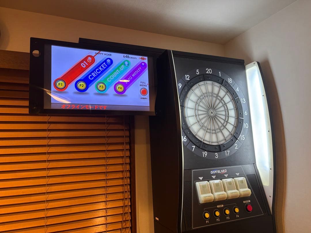 ぬ*読様 【都内引き取り】DARTSLIVE2 電子ダーツボード ダーツライブ2