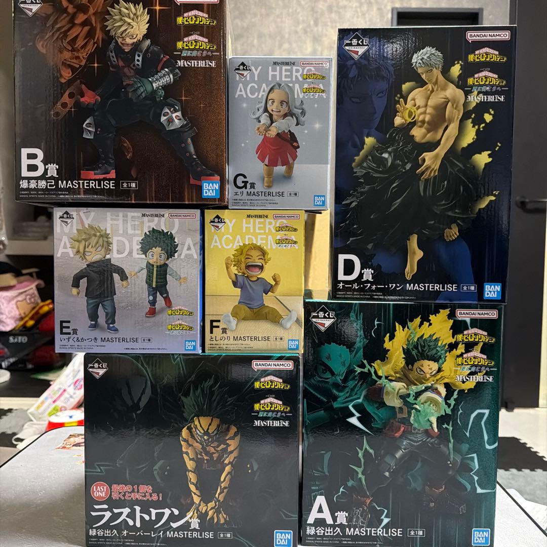 一番くじ 僕のヒーローアカデミア -更に向こうへ- フィギア　セミコンプ　おまけ