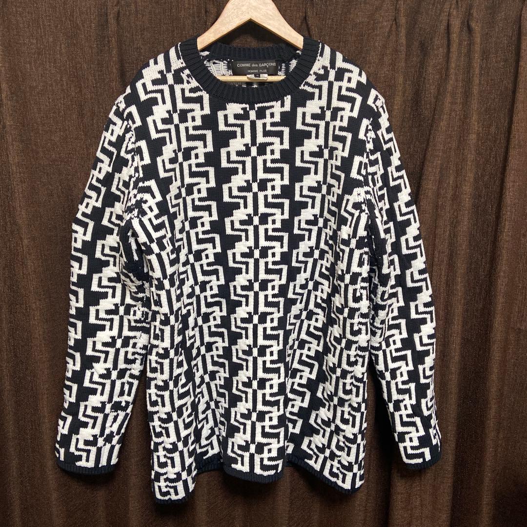 【美品】コムデギャルソンオムプリュス 21AWダークルーム　ニット　Mサイズ