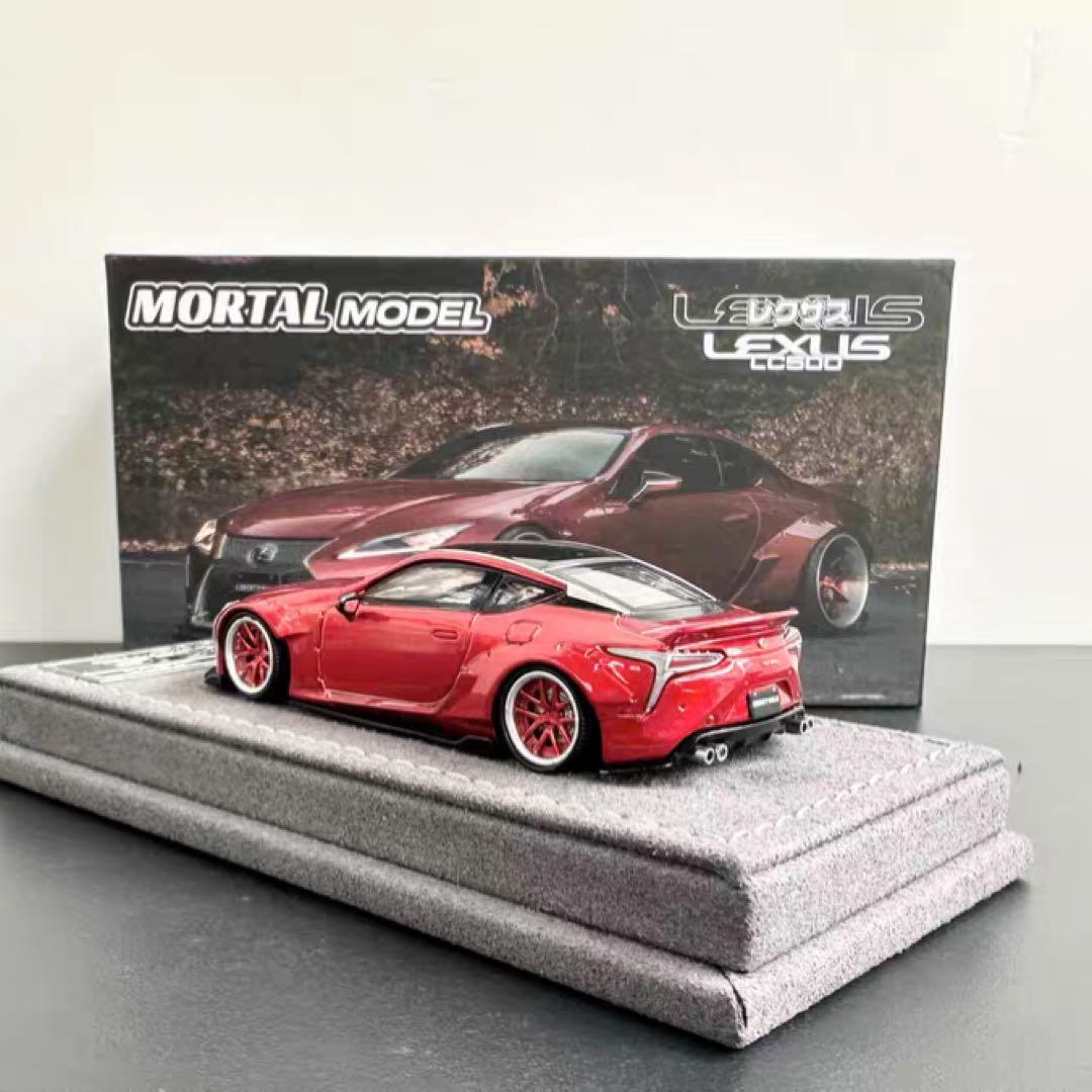 限定299】Mortal 1/64 レクサス LC500（レッド） - メルカリ