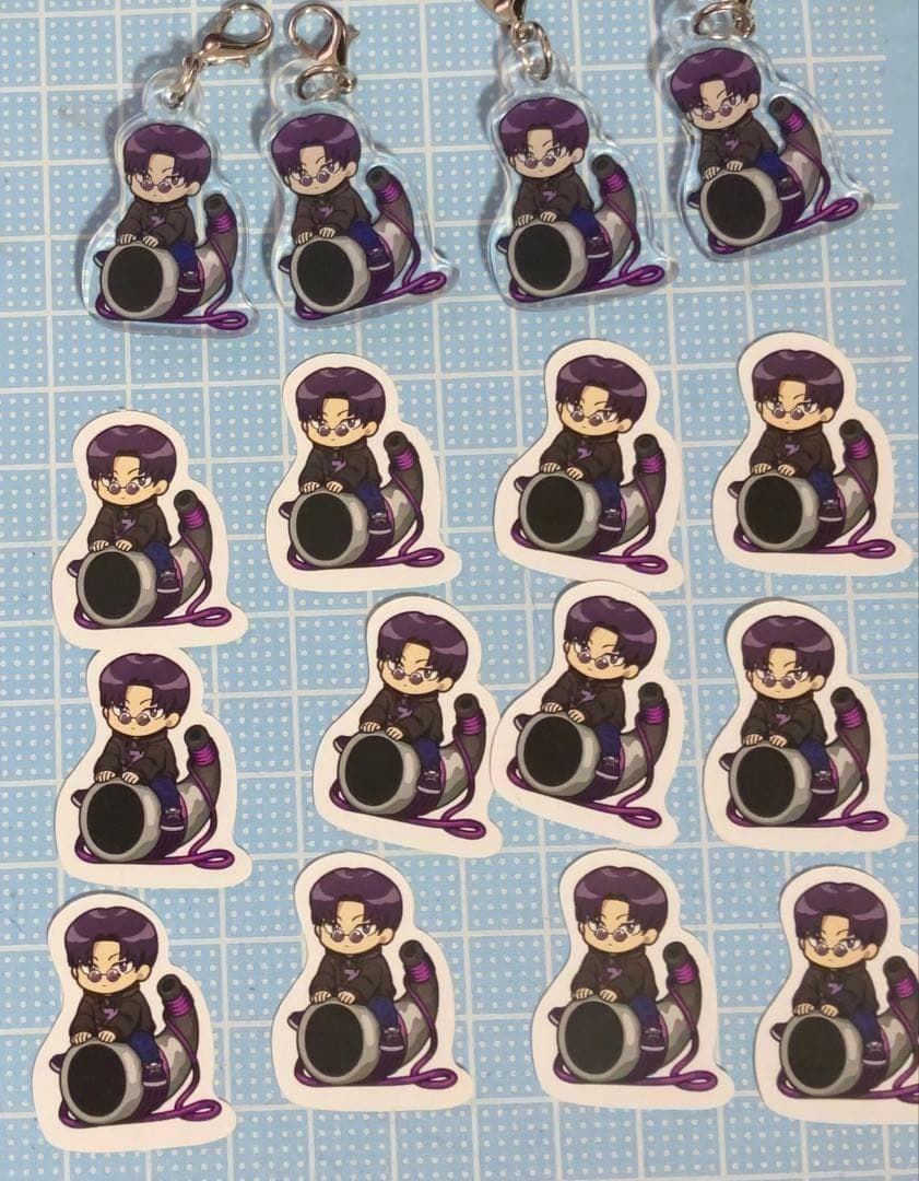 まじめにヤバシティ ショッピ アクリルチャーム　シール