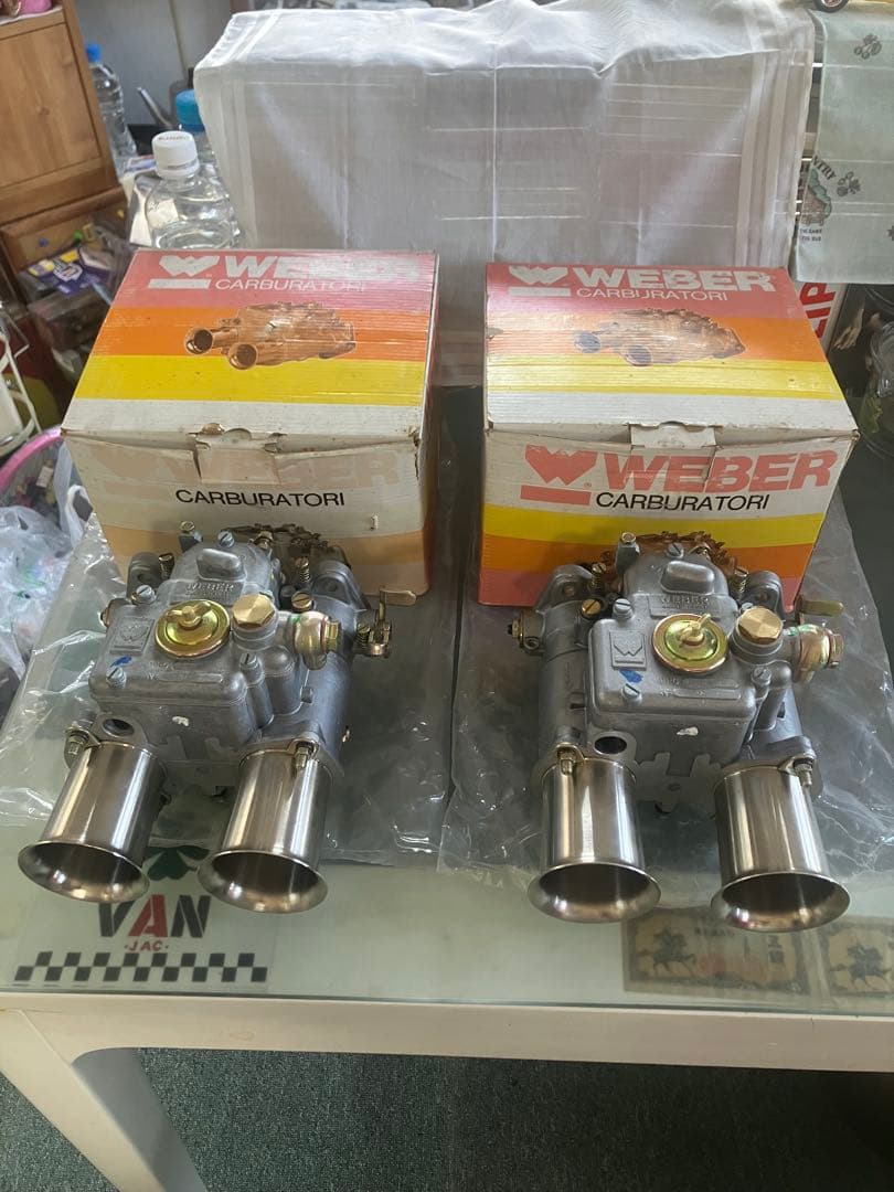 WEBERウエーバー45DCOEスペイン製キャブレター対策前ビンテージ