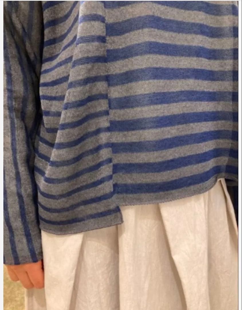 ヨーガンレール 2024未使用ボーダーの春ニット - メルカリ