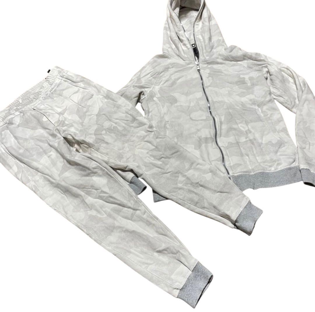 WJK ジャージ セットアップ 迷彩 24ss グレー　M