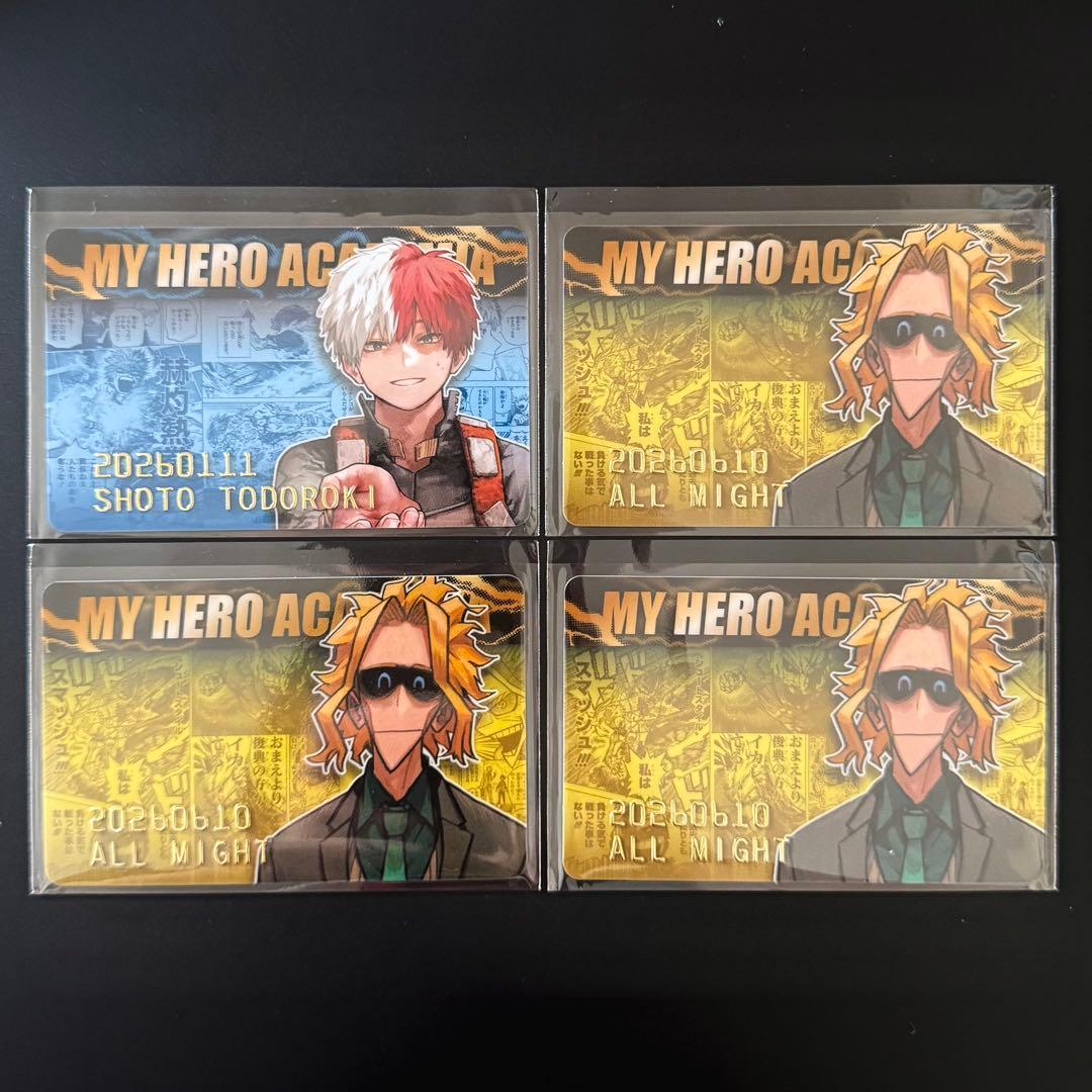 ヒロアカ バースデイコレクションカード2026 轟 オールマイト - メルカリ