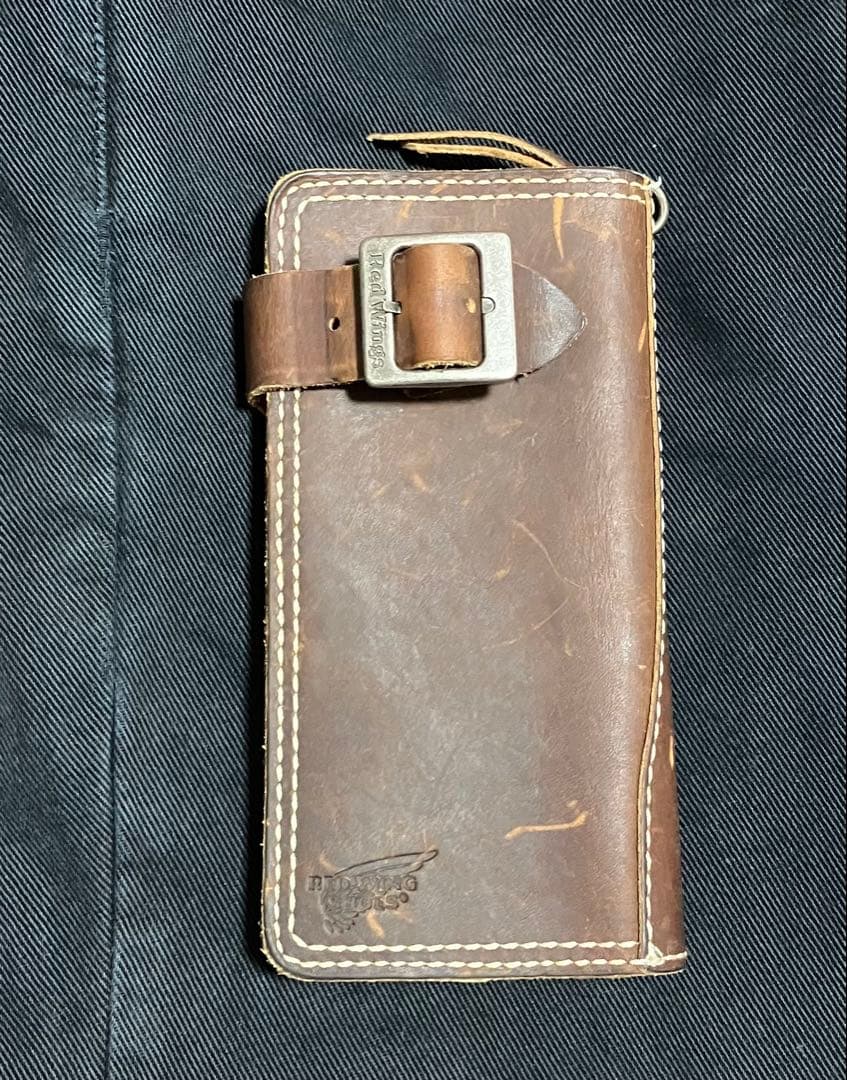 【廃盤・美品】REDWING 長財布 美品 レザー アメカジ ブラウン