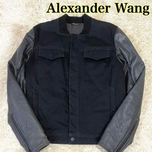 Alexander wang レザードッキングジャケット S11554162 - ジャケット