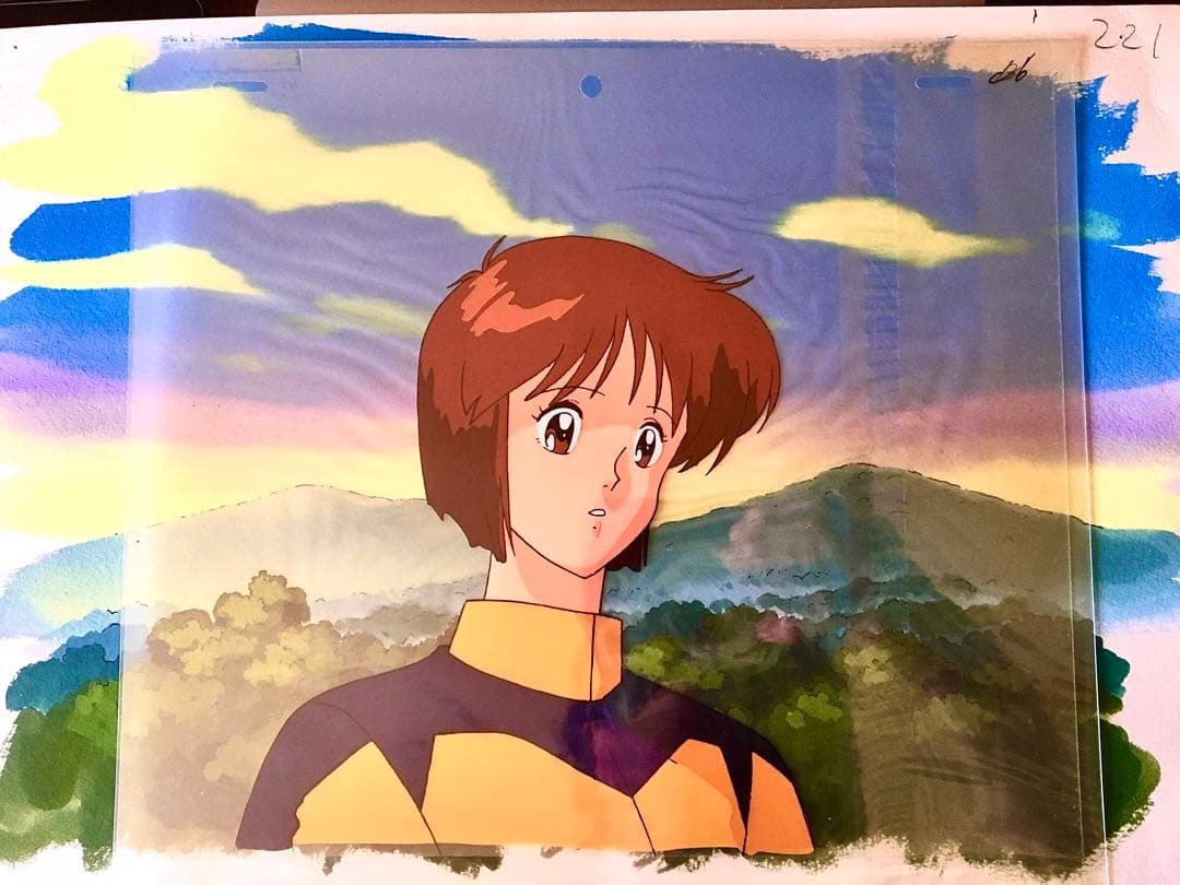 あしたへフリーキック セル画⑥ 有高みづほ 背景付き - メルカリ